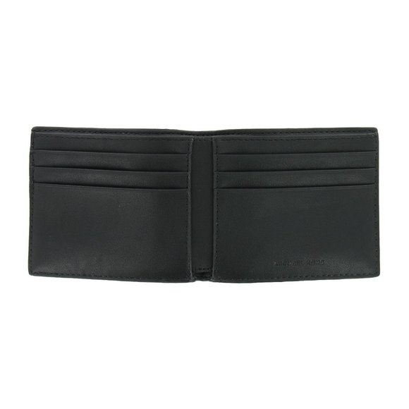 🆕MICHAEL KORS BLACK LEATHER MEN'S WALLET WARREN #86S0LWRF5L NIB $98.00 - Picture 5 of 12